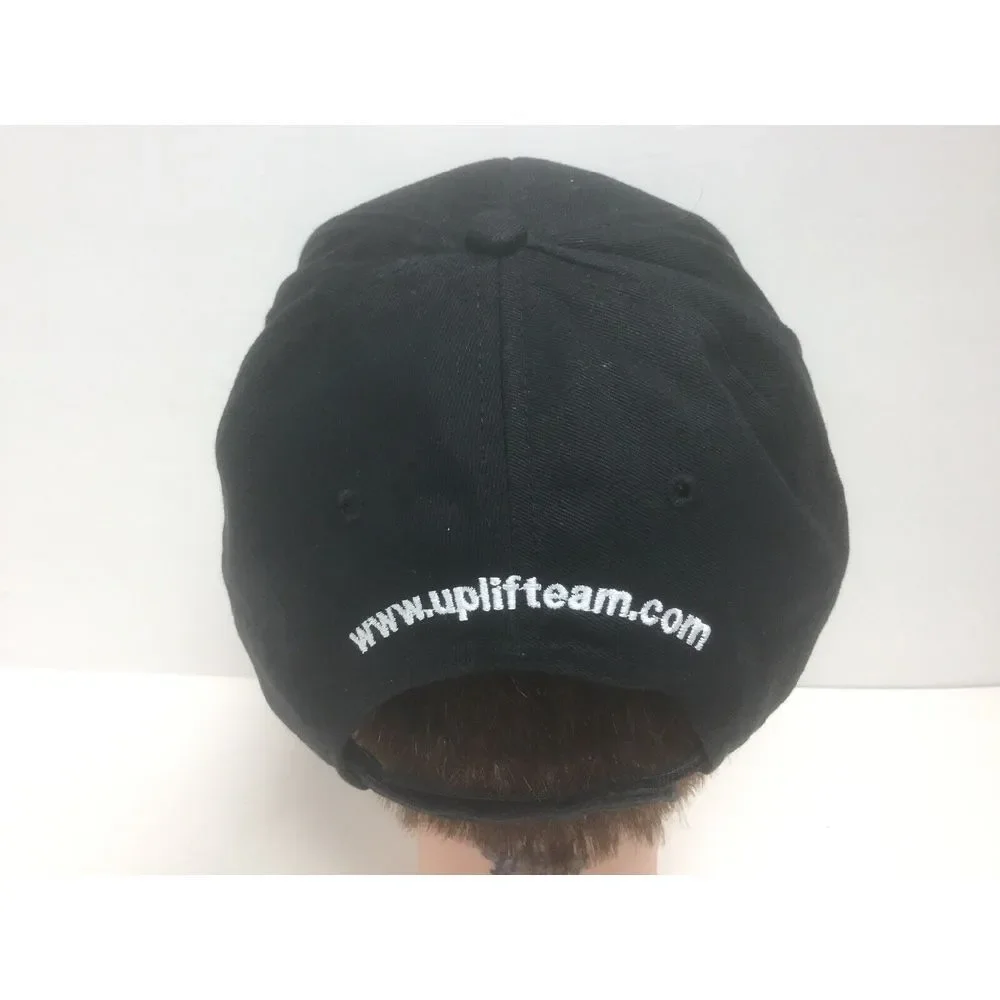 Head Shots Up Lift Team Hat Logo U Black Baseball Cap strap back‎ adjustable